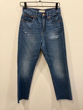 Madwell The Prefect Vintage Jean Medium Wash Light Distressing‎